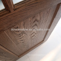 Solid wooden doors design catalogue oak grain color barn door for room